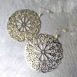 Silver earrings